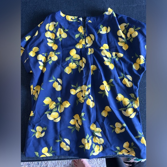 Banana republic lemon blouse tee xs - Picture 2 of 3